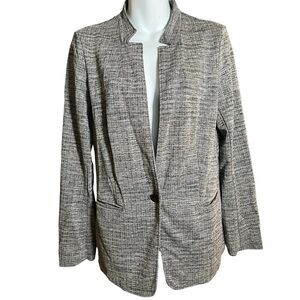 BANANA Republic Heathered Neutral Academia Blazer